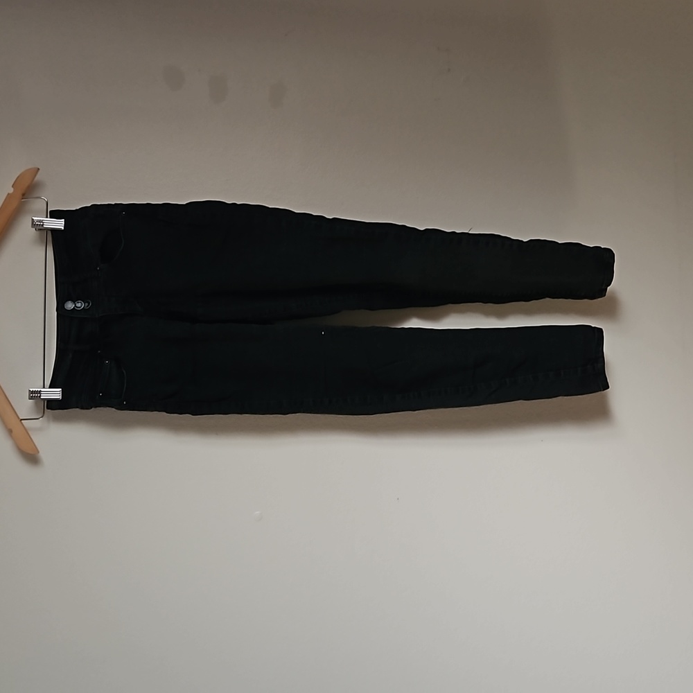 Black denim jeans